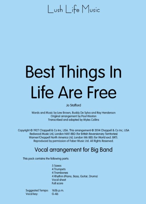 BEST THINGS IN LIFE ARE FREE (Vocal)